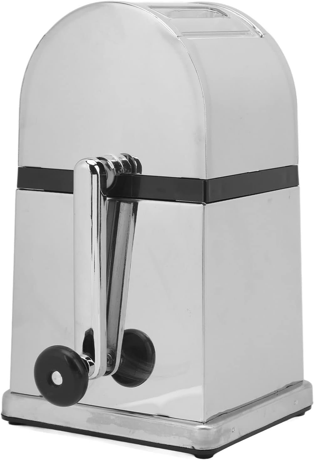 Manual Ice Crusher Slush Machine Hand Crank Stainless Steel Cocktail Maker