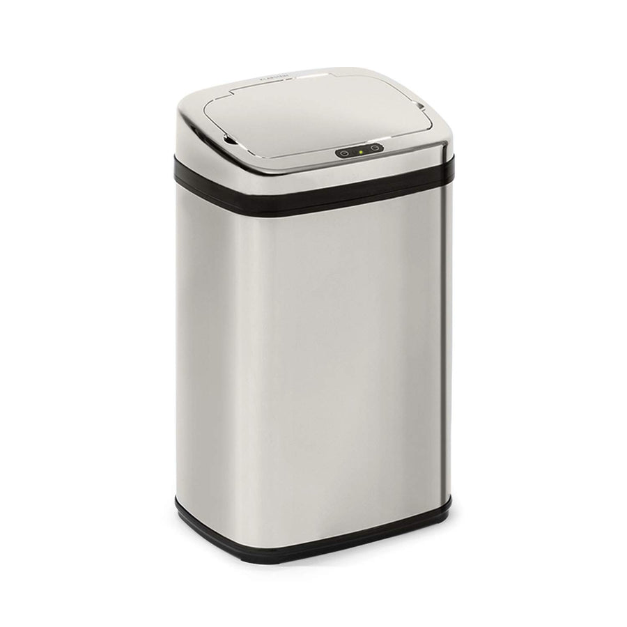 30L Motion Sensor Kitchen Bin Chrome Touchless Soft Close