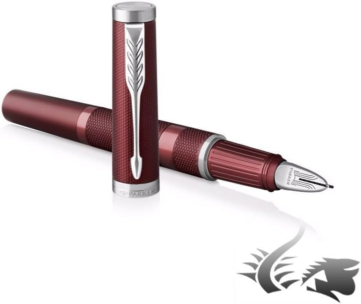 Medium Fountain Pen Deep Red Aluminium Ergonomic Gift Box