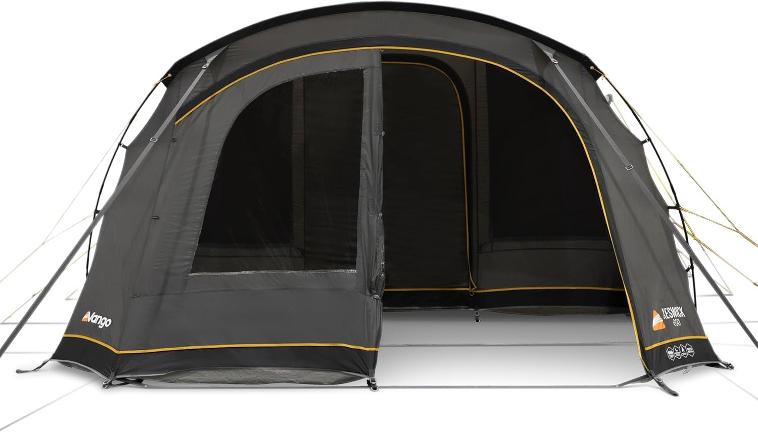 6 Man Family Tunnel Tent 4000mm Waterproof Double Living Area