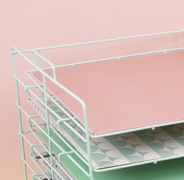 6-Tier Desktop Paper Organizer Tray | Stackable Craft & Scrapbook Storage