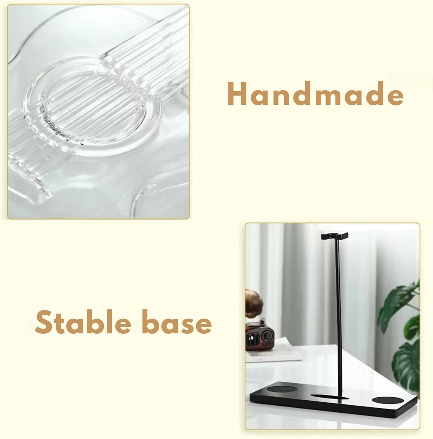 1000ml Violin Whiskey Decanter Set with Mahogany Base Glass Gift for Music Lover