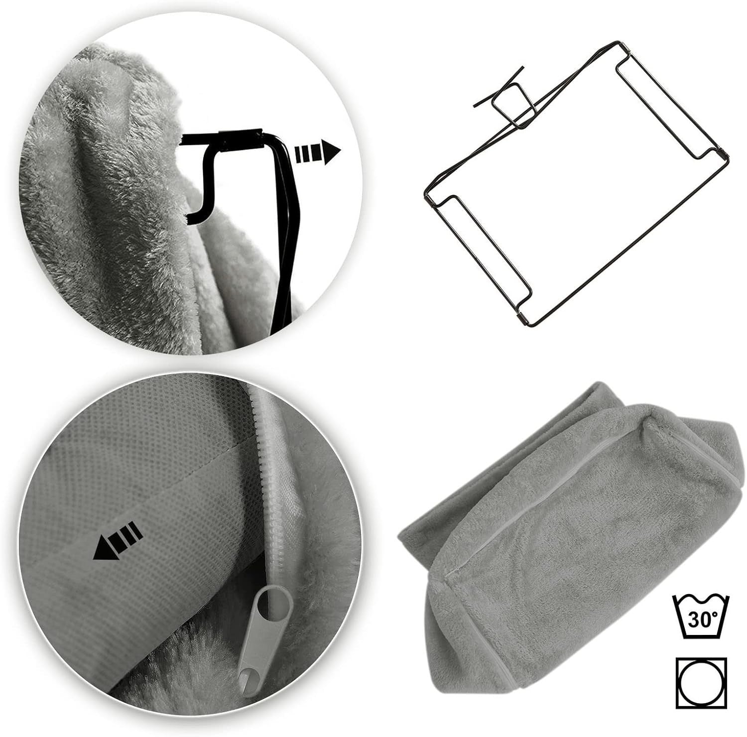 Plush Cat Radiator Bed Heating Hammock Washable Cover Heater Perch