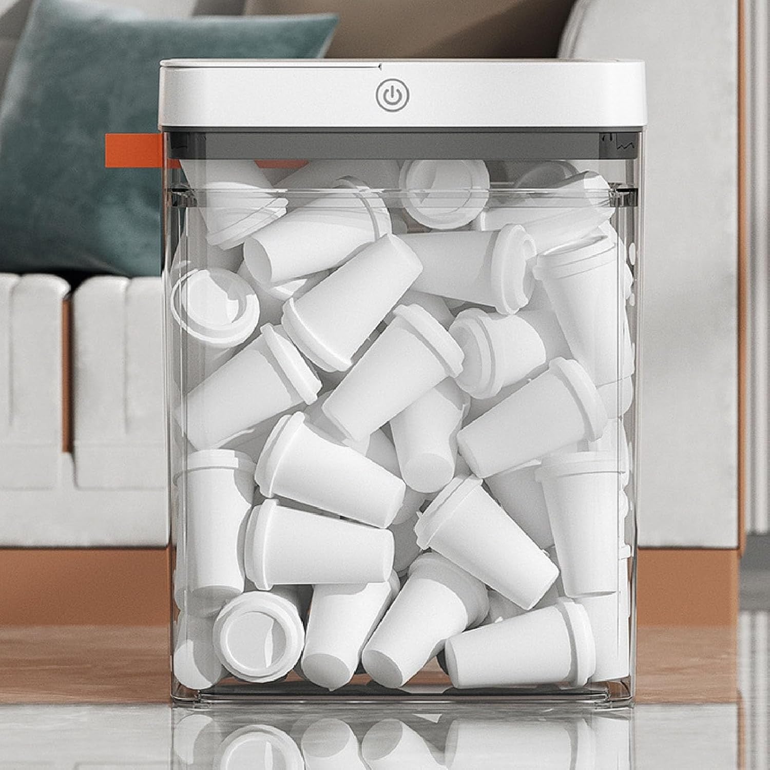 15L Motion Sensor Trash Can Rechargeable Auto Packing