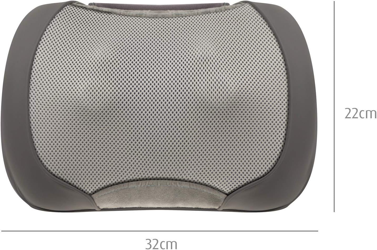 Shiatsu Massage Pillow Heat Kneading Back Neck Pain Relief Cushion Portable