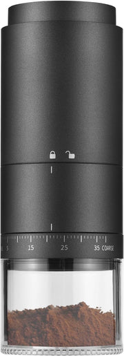 Electric Coffee Bean Grinder 38-Setting Burr Grinder USB Rechargeable Portable