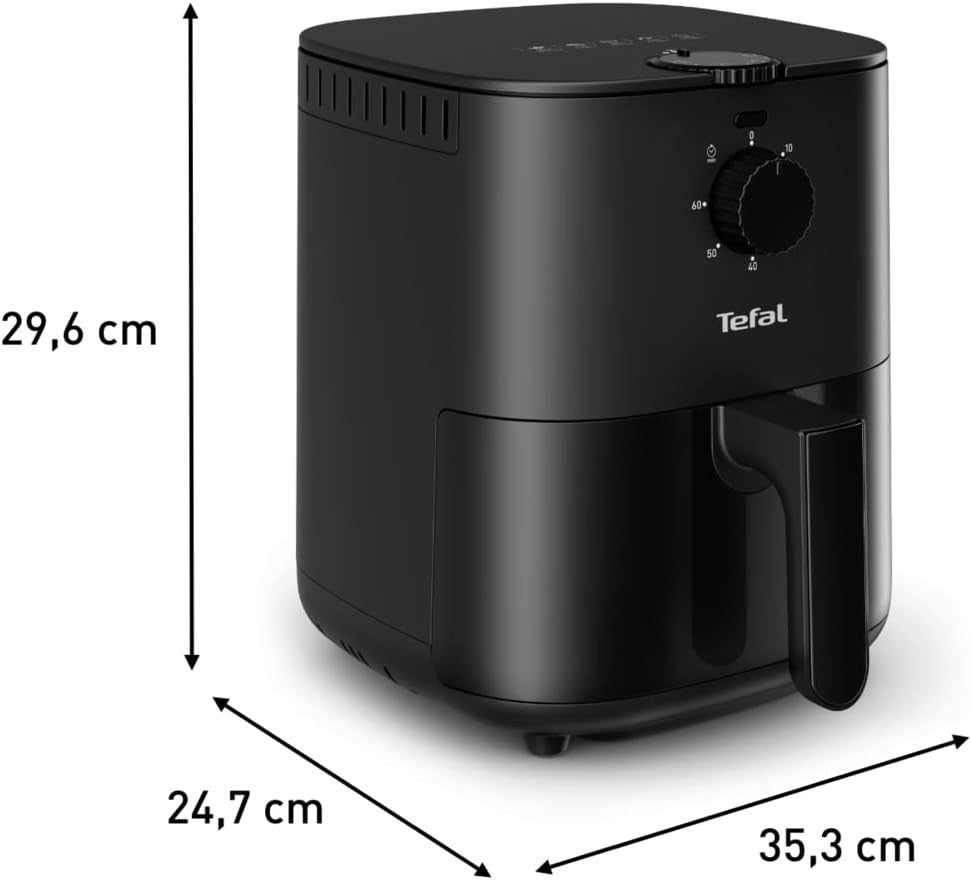 Air Fryer 3.5L Oil Free Compact Energy Saving Crispy Results Timer Temp Control