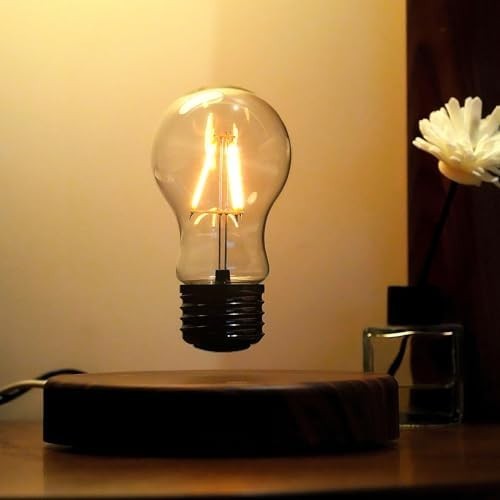 Magnetic Levitating LED Desk Lamp, 360° Rotating Floating Table Light