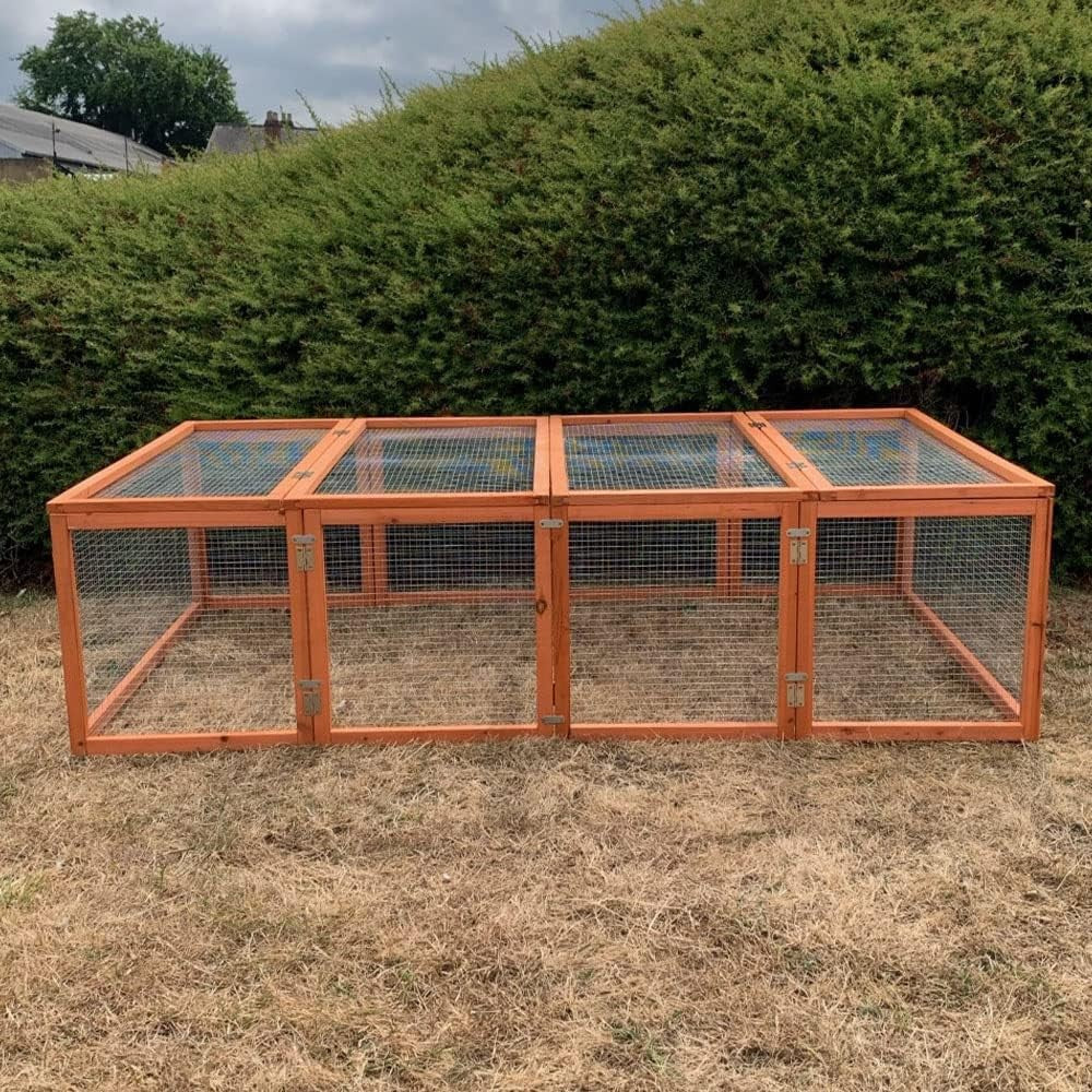 6ft Rabbit Run Outdoor Wooden Exercise Pen Large Secure Enclosure