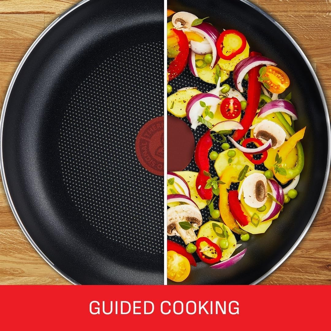 5pcs Black Non Stick Cookware Set with Lids – Saucepan & Frying Pan Set