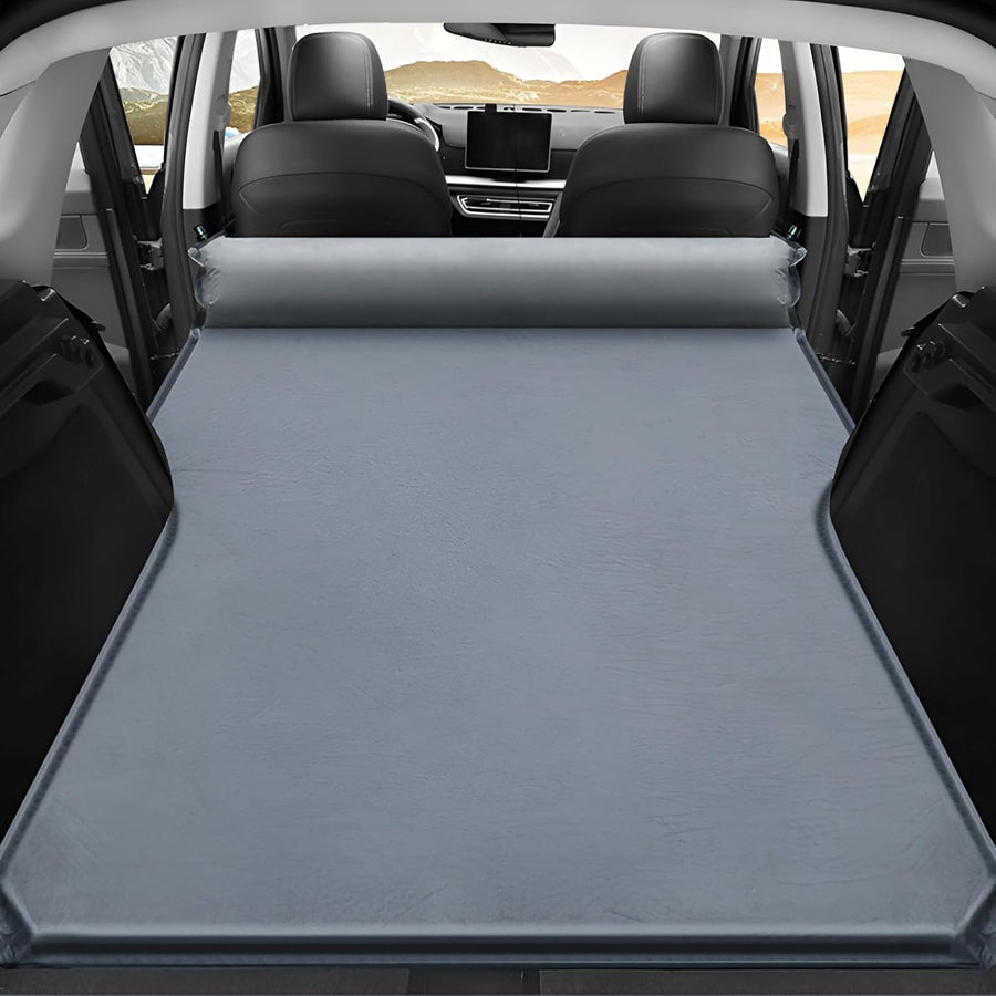 Grey Car Air Mattress Inflatable Bed for Travel Camping Sleep SUV Sedan Van
