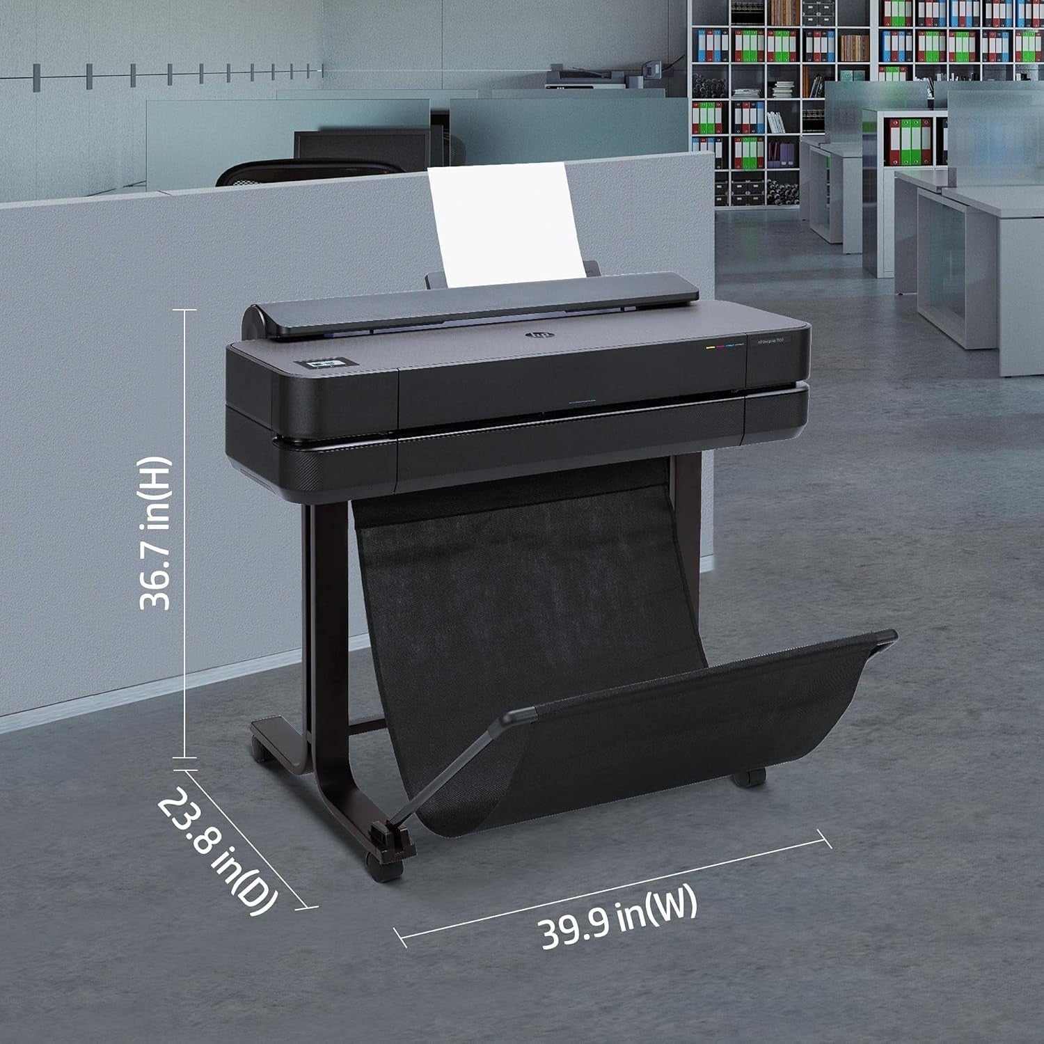 Large Format Plotter Printer 24in | Colour | Wi-Fi | Ethernet | Black | A1
