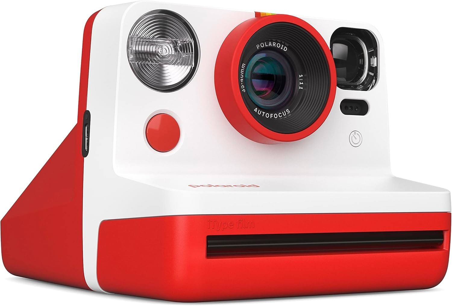 Instant Camera Red USB-C Rechargeable Double Exposure Photo Camera