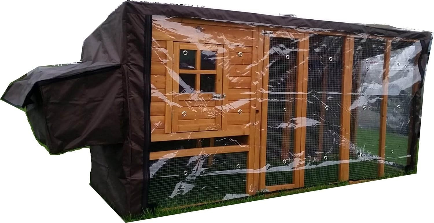 Chicken Coop Rain Cover Waterproof Thermal Sun Protection