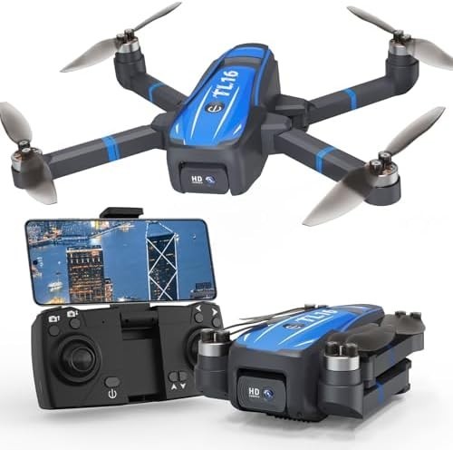 4K Drone with Dual Camera & Brushless Motors – Foldable FPV Quadcopter