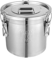 304 Stainless Steel Grain Container 12L Airtight Rice Flour Storage Bin