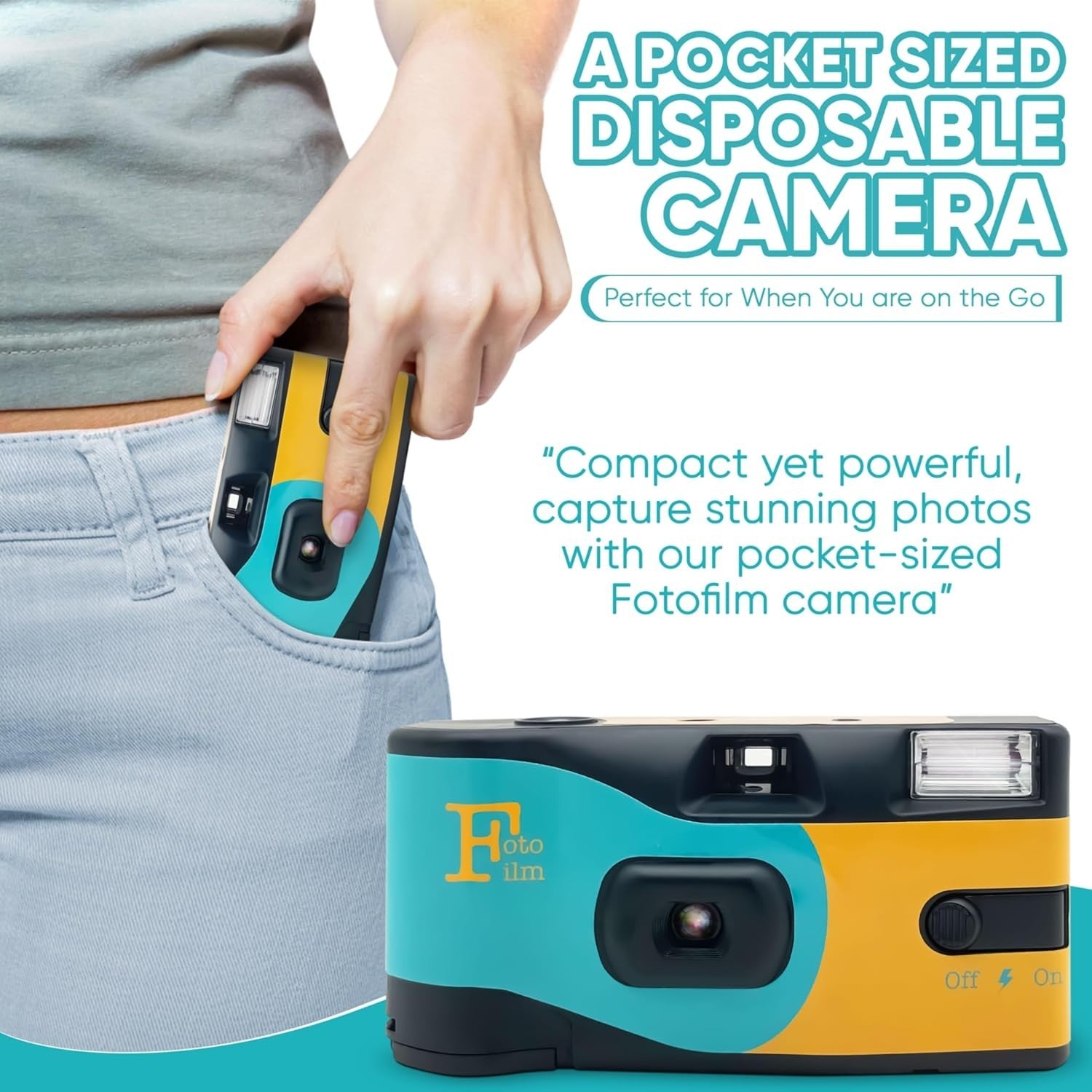 10 Pack Disposable Film Cameras 35mm ISO 400 Flash 27 Exposure Bulk