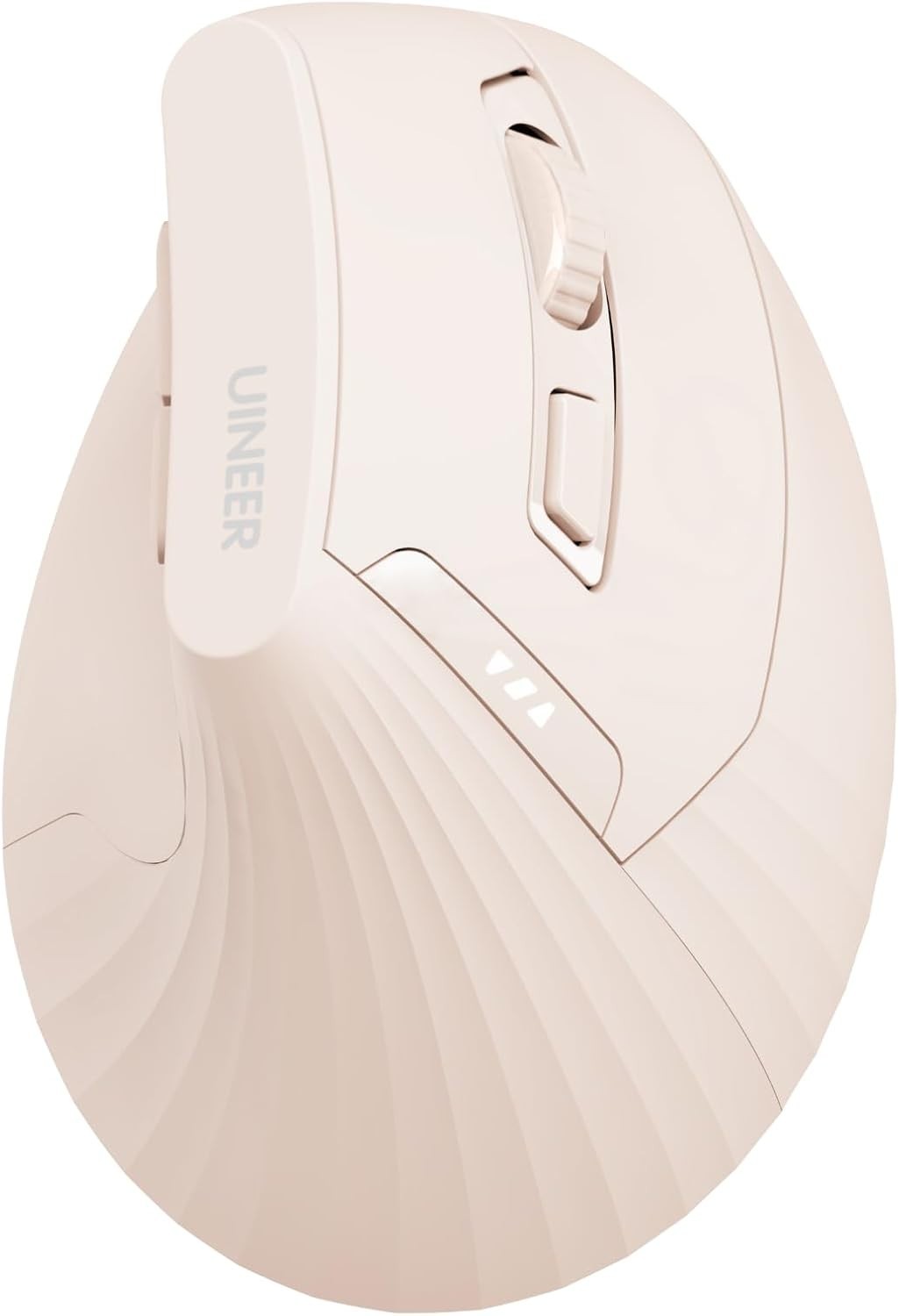 Vertical Wireless Ergonomic Mouse Bluetooth Rechargeable Pink