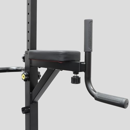 Adjustable Power Tower Pull Up Dip Station Home Gym Strength Rack