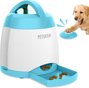 Interactive Dog Treat Dispenser Remote Training Toy IQ Puzzle Feeder