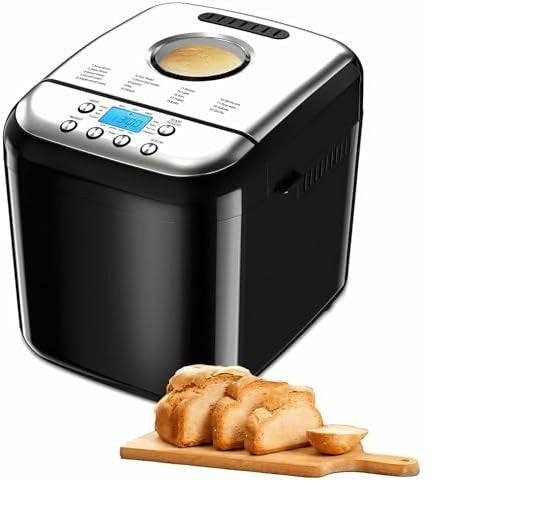 Compact Automatic Bread Maker Timer Yogurt Function Measuring Tools Home Baking