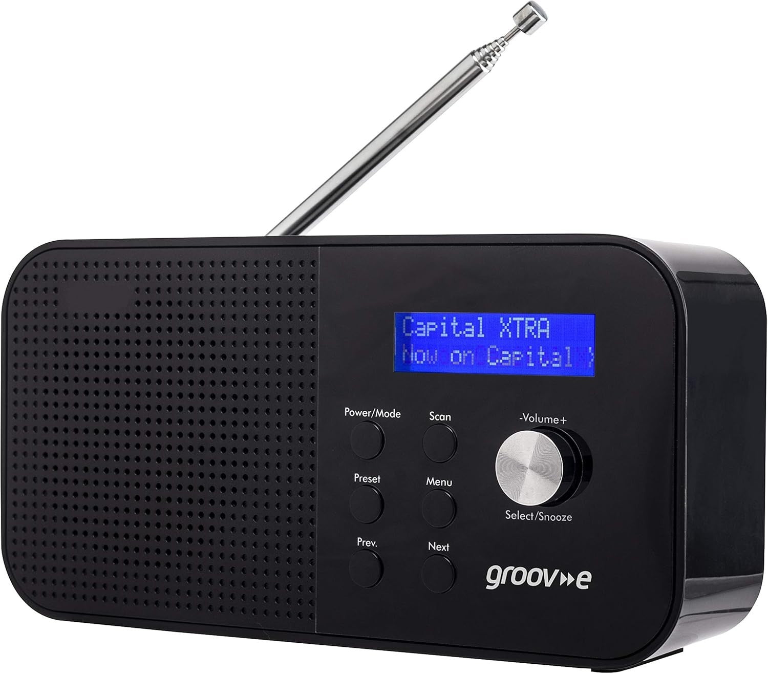 Portable DAB FM Radio Bluetooth Alarm LCD 20 Presets