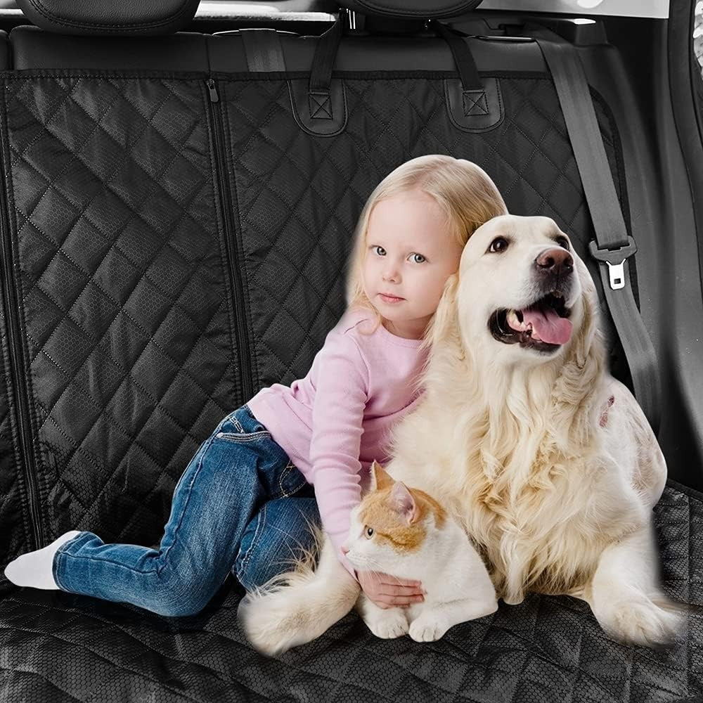 Waterproof Dog Car Seat Cover Rear Back Seat Protector Non Slip Mat