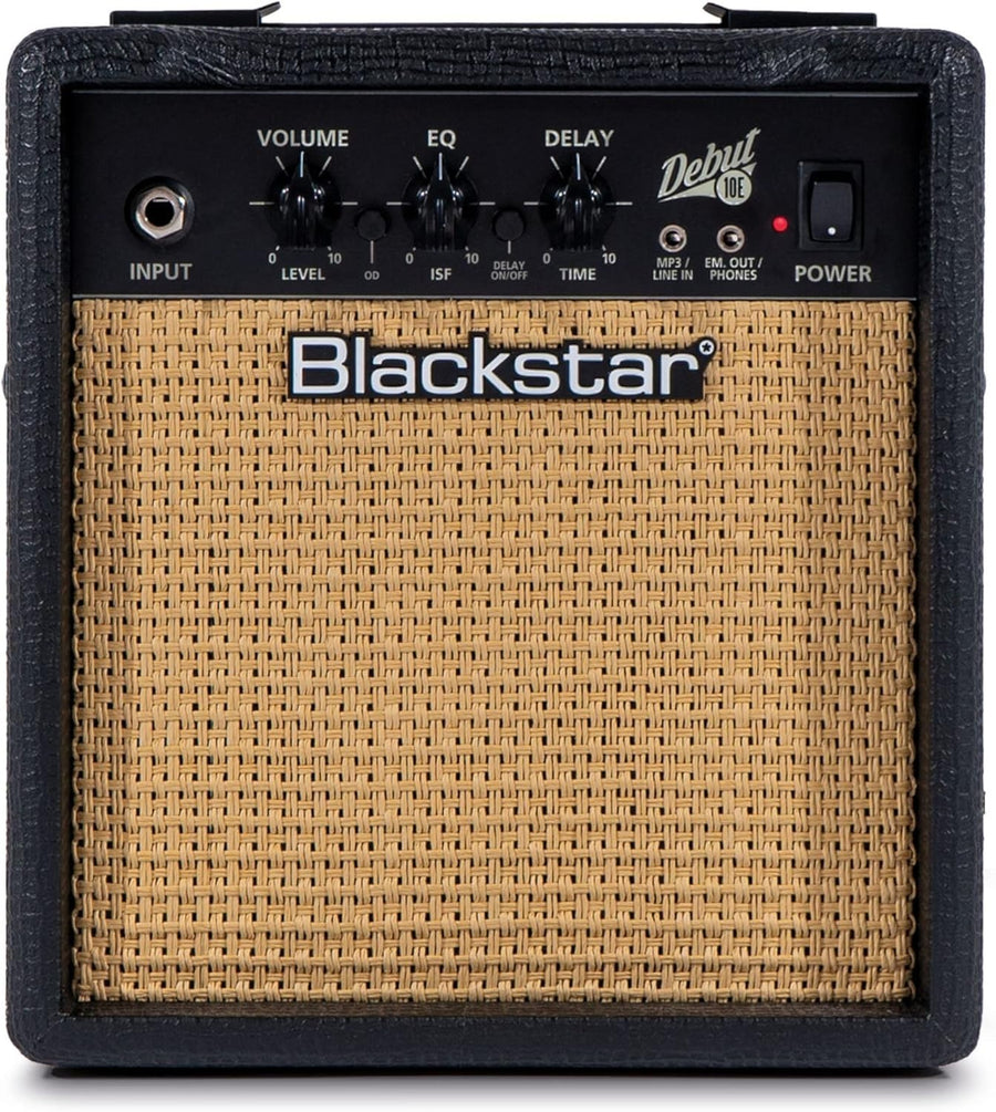Debut 10E Guitar Amplifier 10W Practice Amp with Delay & MP3 Playback