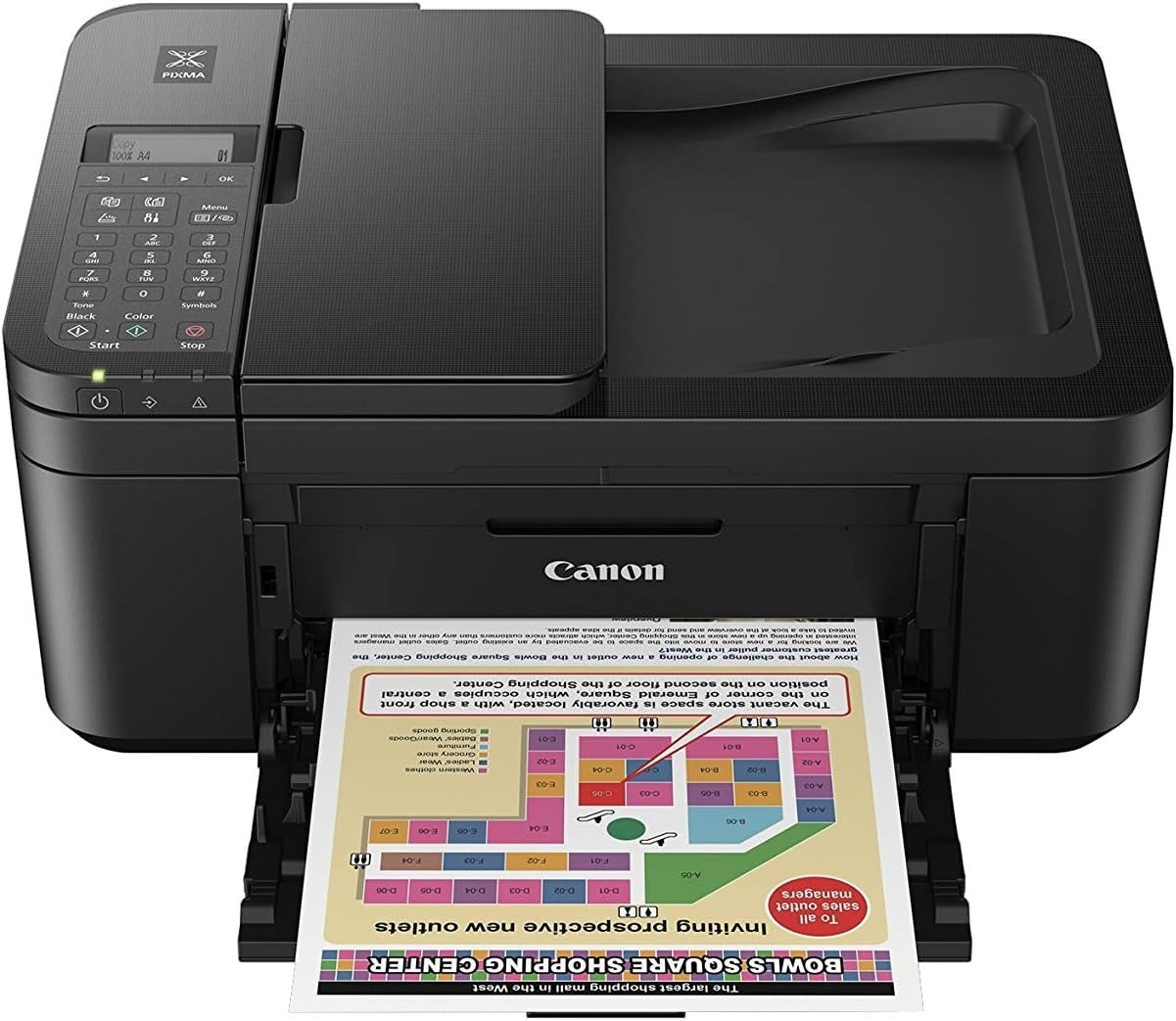 Compact Wi-Fi Colour Inkjet Printer A4 Copy Scan Duplex Home Office Wireless