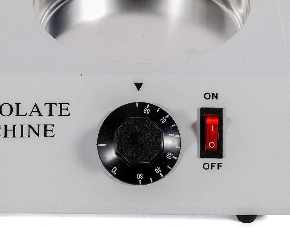 80W Double Pot Chocolate Melting Machine Electric Tempering Melter