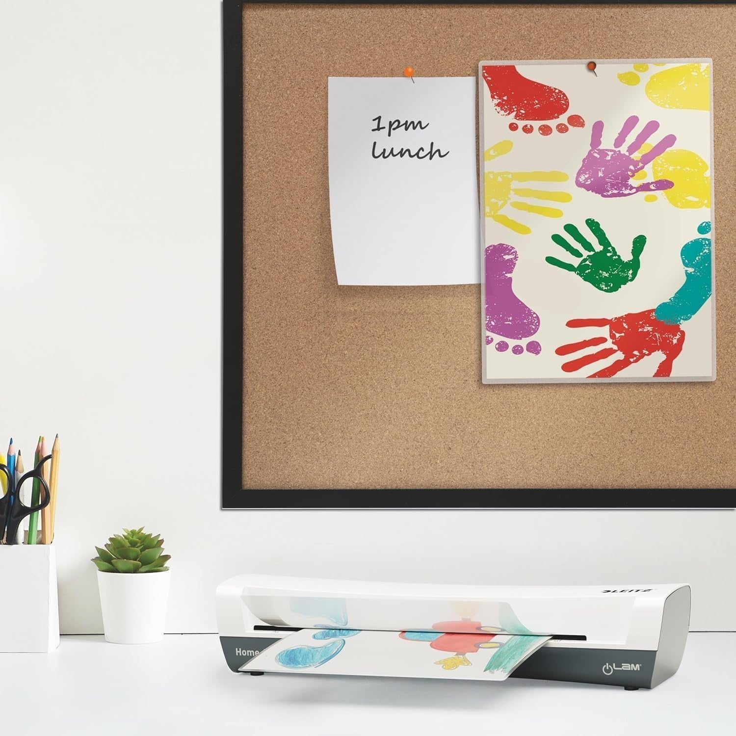A3 Laminator Home Office Compact White Fast Heat Easy Use