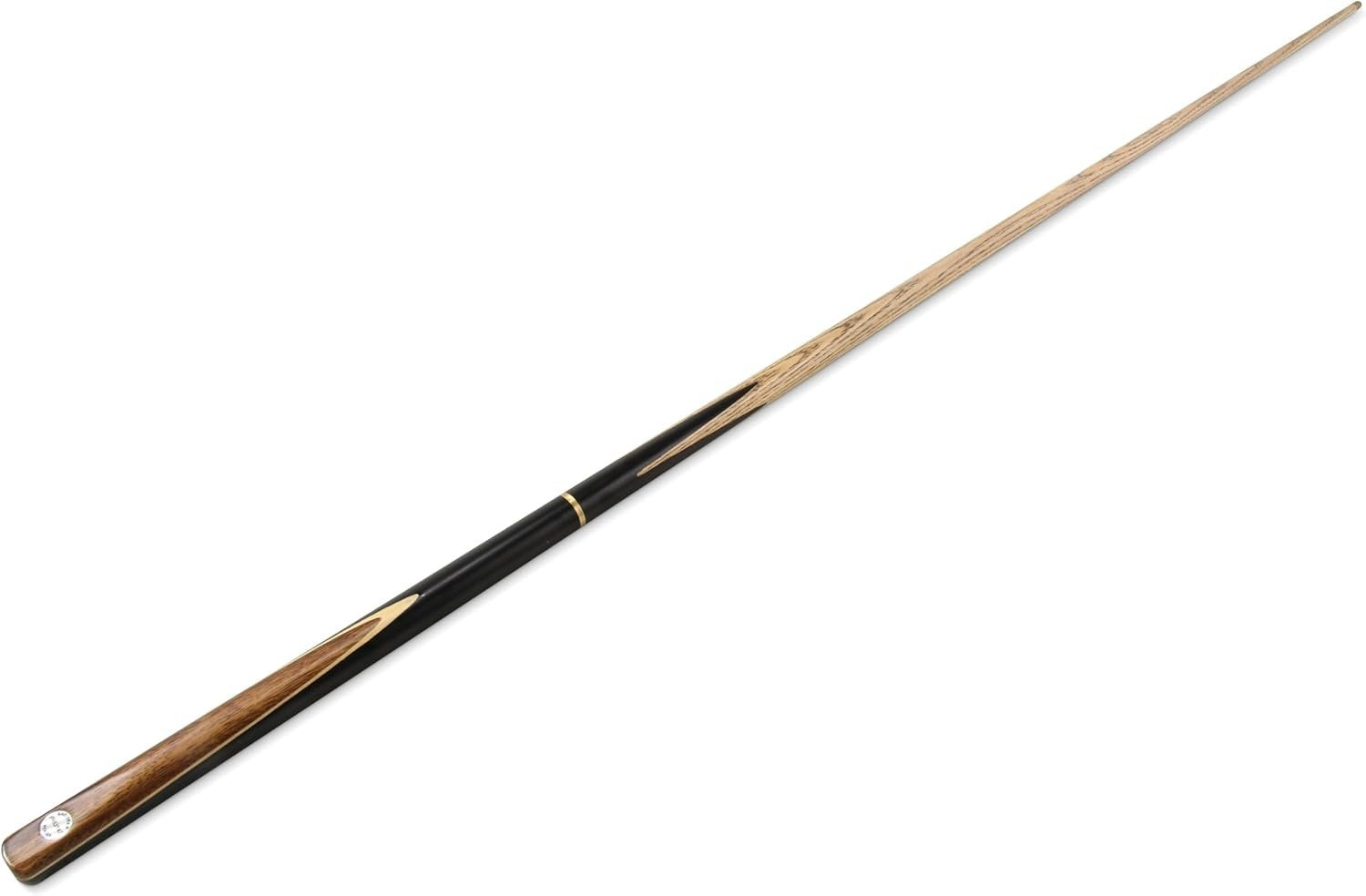 57" Heavy Weight Snooker Pool Cue 3/4 Joint 9.5mm Tip Walnut