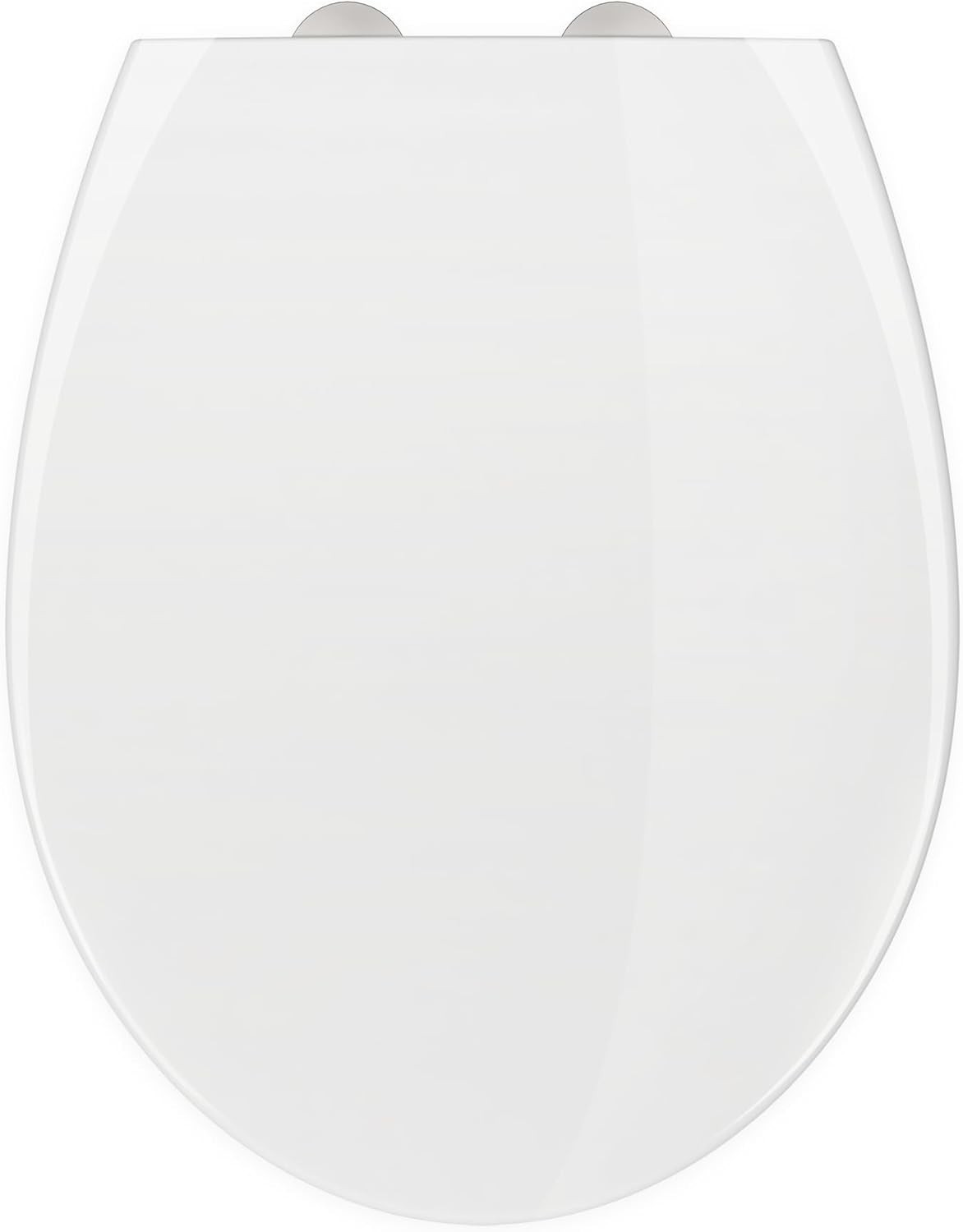 Soft Close White Toilet Seat UF Quick Release Dual Fix Adjustable Hinges Oval