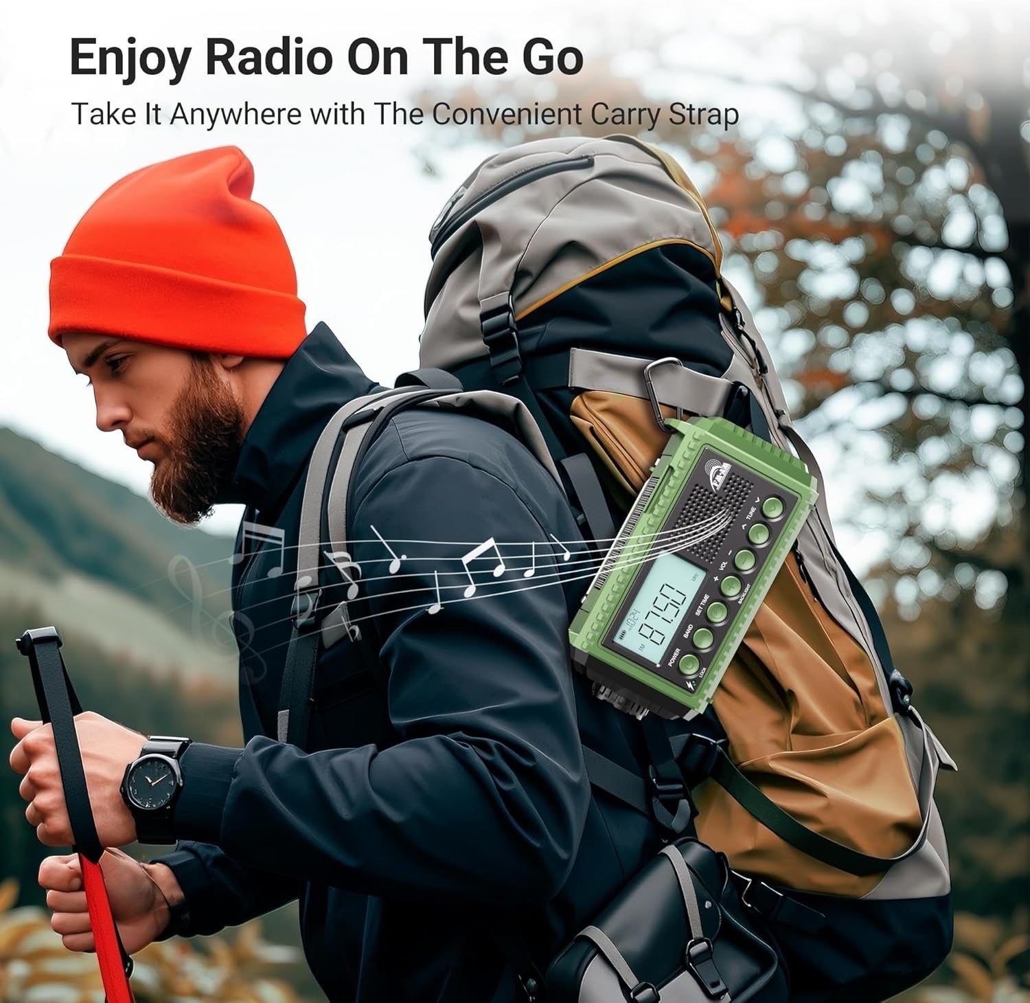 Portable Wind Up Solar Emergency Radio USB Charger AM/FM/SW Torch