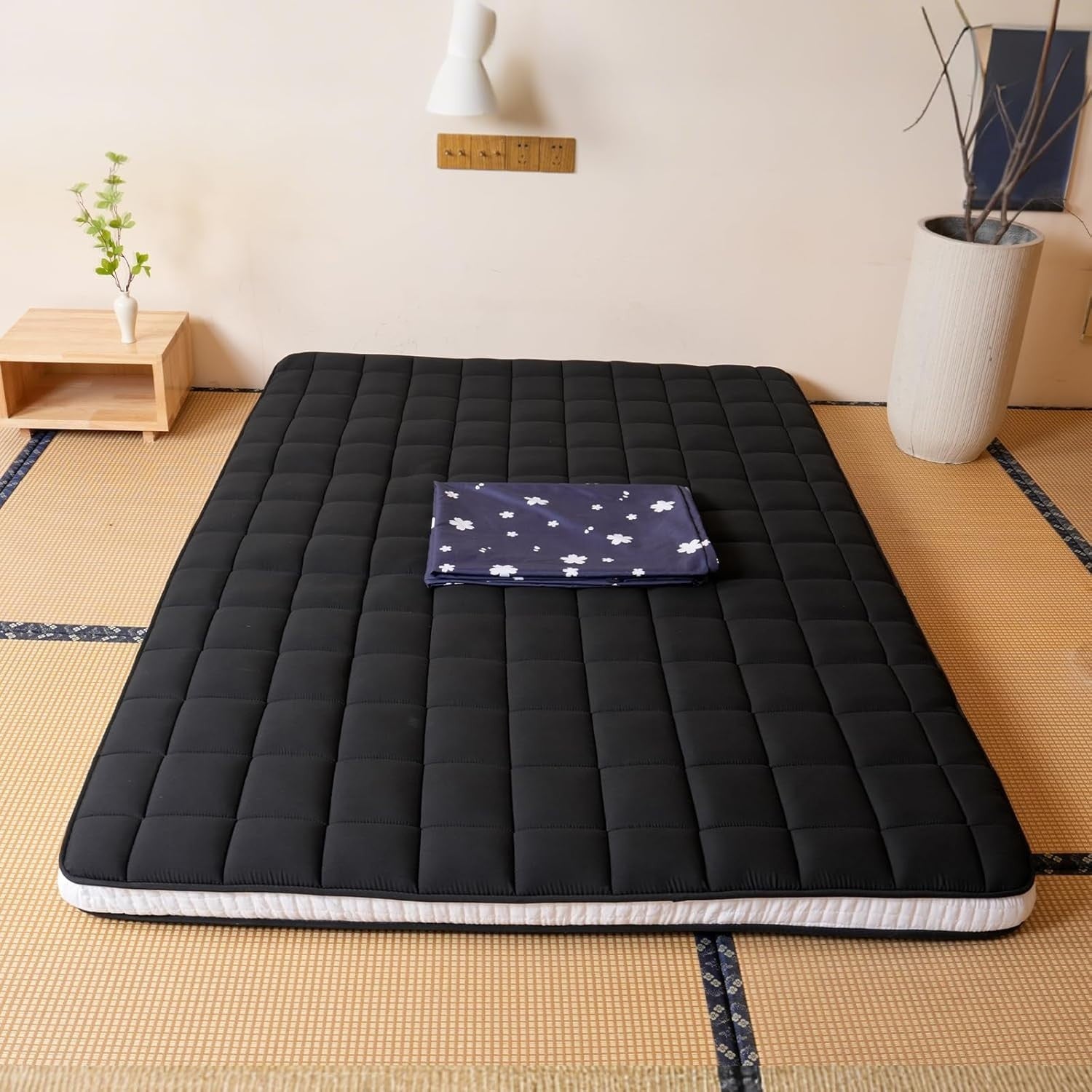 10cm Thick Japanese Futon Floor Mattress Double Bed Foldable Tatami