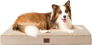 Orthopedic XL Dog Bed 119x73x9cm Washable Cover Non Slip Khaki