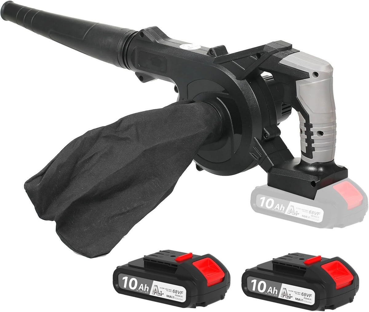 Cordless Leaf Blower Vacuum 21V Lightweight 2-in-1 Variable Speed Kit