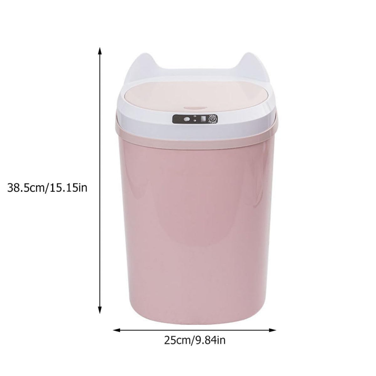 17L Touchless Smart Sensor Trash Can Rechargeable Pink