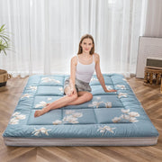 Extra Thick Japanese Floor Mattress Topper | Plush, Breathable Sleeping Pad