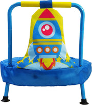 Mini Trampoline for Kids Toddler Indoor Bounce Play Safety Handle 65cm