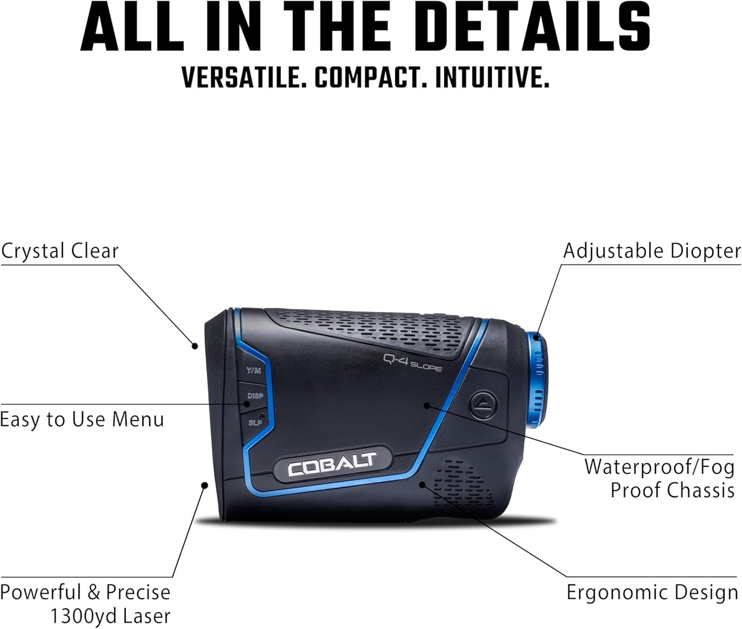 Golf Rangefinder with Slope 1300 Yards 6X HD Pin Lock Vibration Waterproof