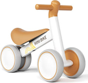 Baby Balance Bike First Ride On Toy Toddler Walker 10-24 Months Brown