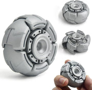 Grey Alloy UFO Fidget Spinner Open Shell Smooth Spin EDC Stress Relief