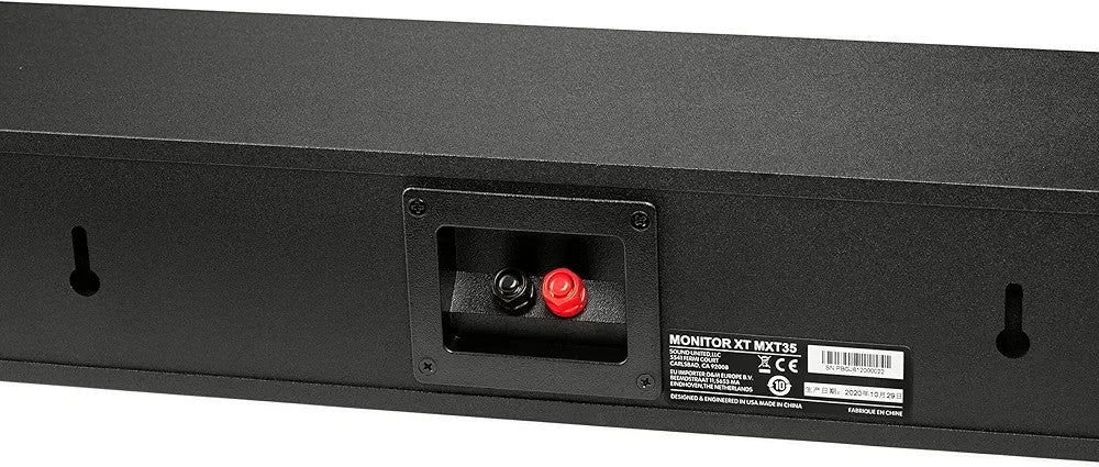 Slim Center Channel Speaker Hi-Res Audio Dolby Atmos Wall Mount