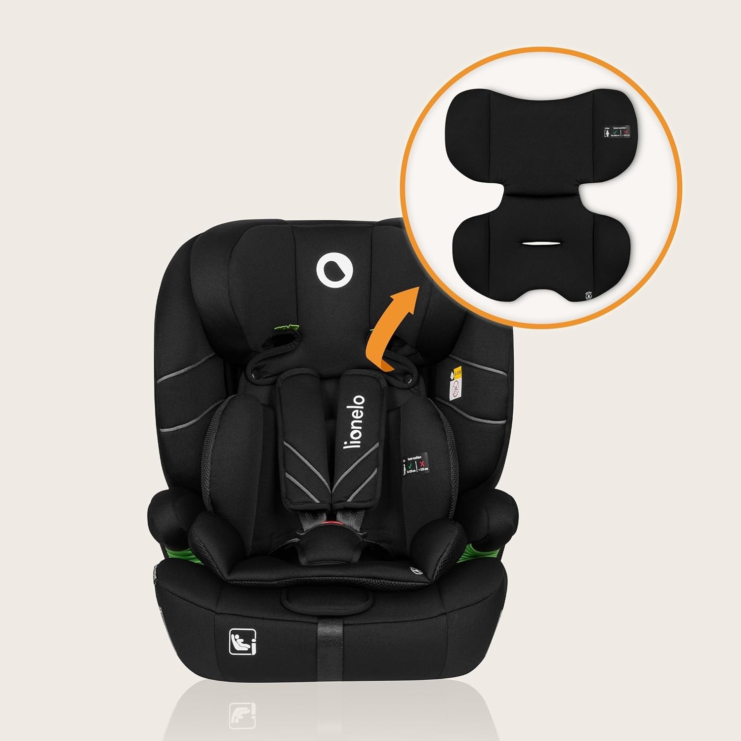 i-Size Child Car Group 1/2/3 9–36kg Adjustable Headrest Side Protection