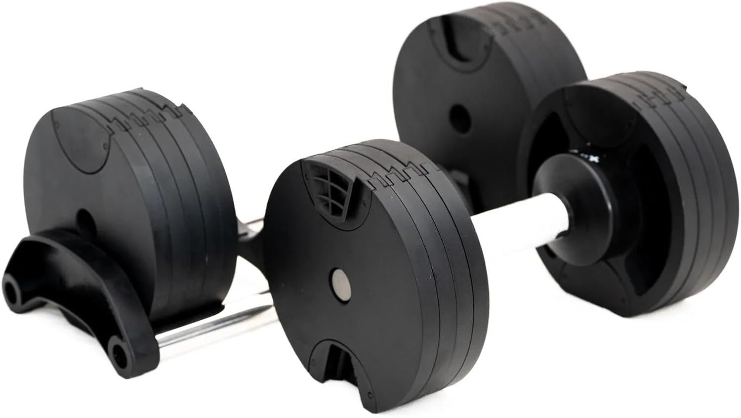 32kg Adjustable Dumbbells Pair Instant Select Weights 9 Levels Home Gym