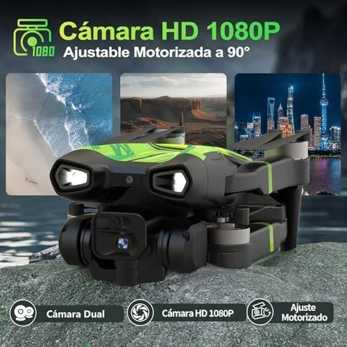 Foldable 4K Mini Drone with Brushless Motor, Optical Flow, 3D Flips RC Quadcopte
