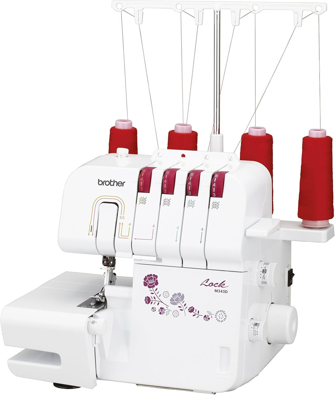 4 Thread Overlock Serger Machine Differential Feed Rolled Hem