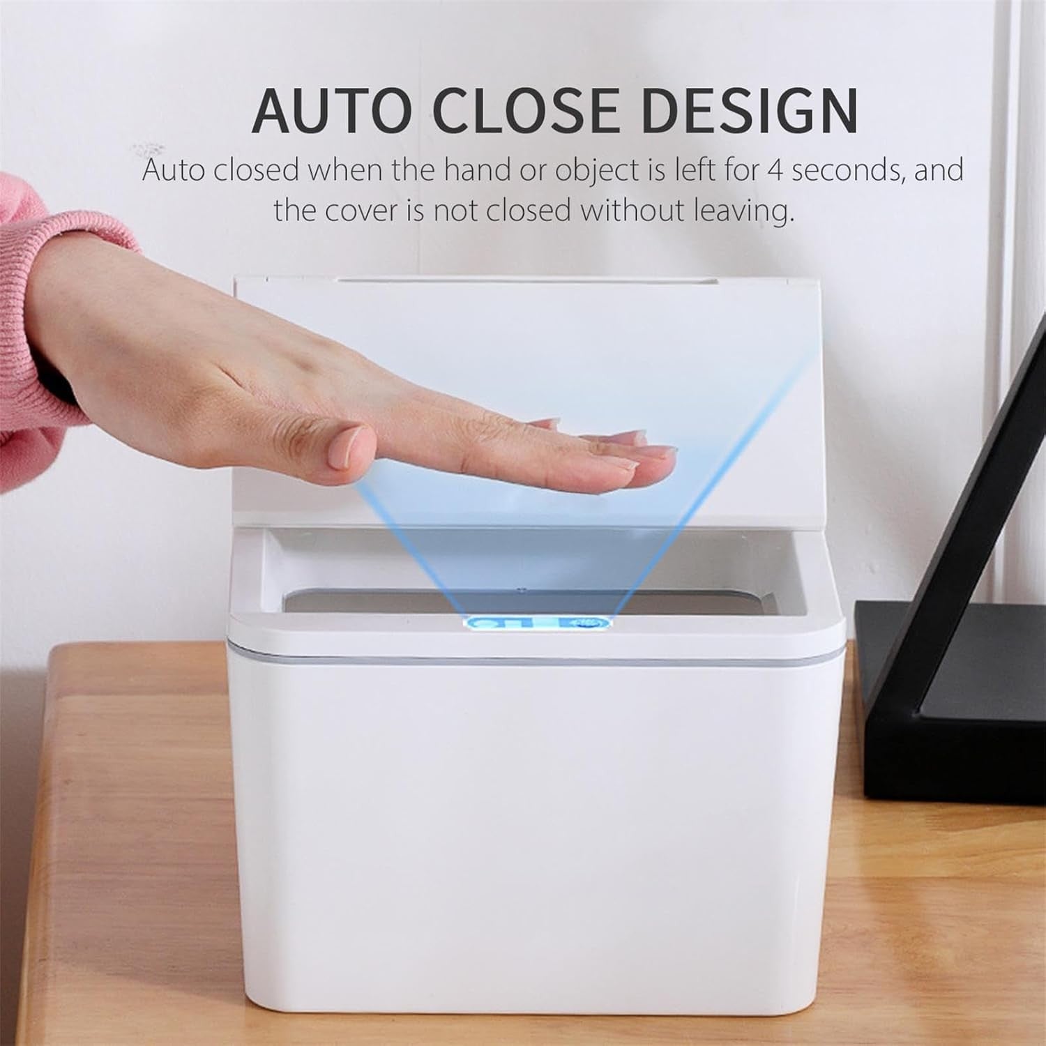 4L Touchless Mini Trash Can | Automatic Sensor Bin for Home & Office