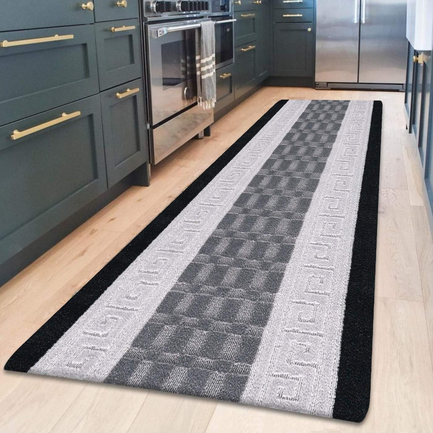 Extra Long Non-Slip Runner Rug 80x300cm Waterproof Hallway Kitchen Floor Mat